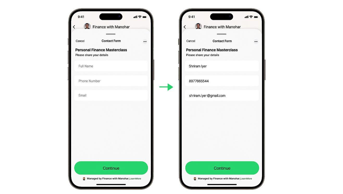 WhatsApp Catalogue Preview